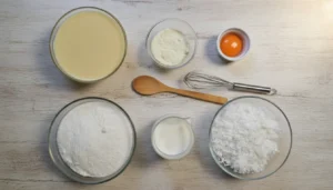 Cocada recheada – Passo 1