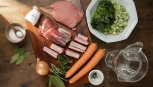 Consomê de carne – Passo 1