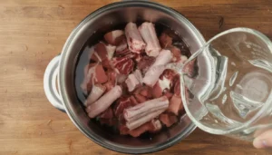 Consomê de carne – Passo 3