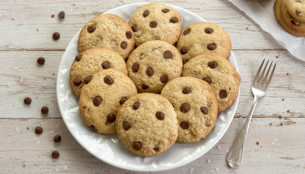 Cookies de aveia com gotas de chocolate – Destaque