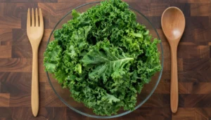 Couve kale refogada – Passo 2