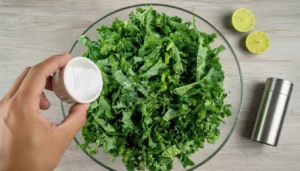 Couve kale refogada – Passo 4