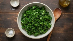 Couve kale refogada – Passo 7