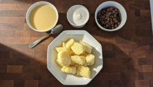 Creme de cupuaçu com chocolate simples – Passo 1