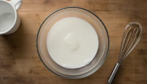 Curau com leite de coco – Passo 3