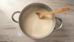 Curau com leite de coco – Passo 5