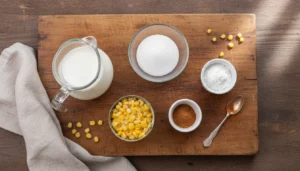 Curau de milho em lata – Passo 1