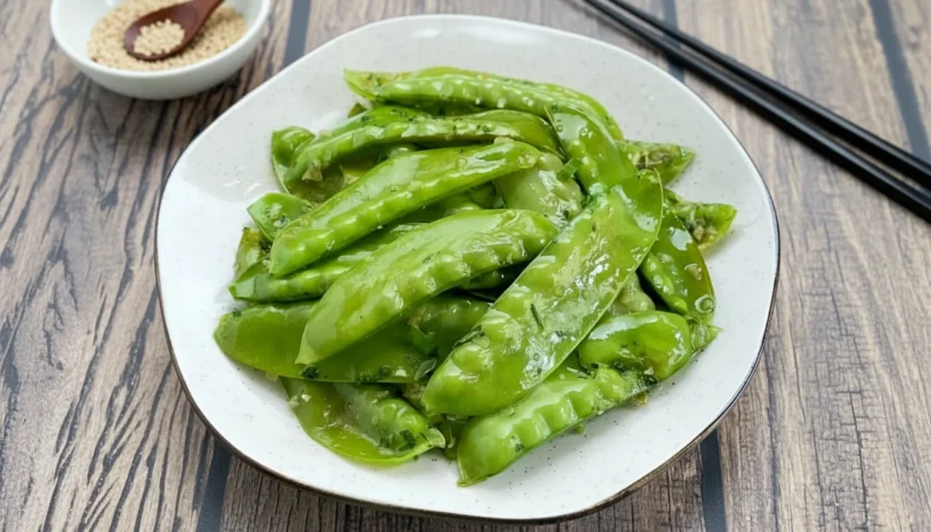 Ervilha-torta refogada – Destaque