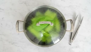 Ervilha-torta refogada – Passo 5