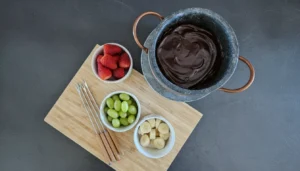 Fondue de chocolate – Passo 6