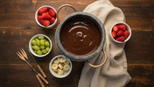 Fondue de chocolate – Passo 7