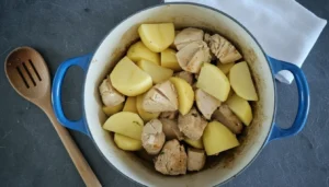 Frango ensopado com batatas – Passo 4