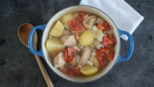 Frango ensopado com batatas – Passo 5