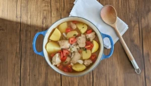 Frango ensopado com batatas – Passo 6