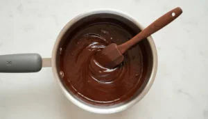 Ganache de chocolate em pó – Passo 4