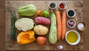 Legumes na airfryer – Passo 1