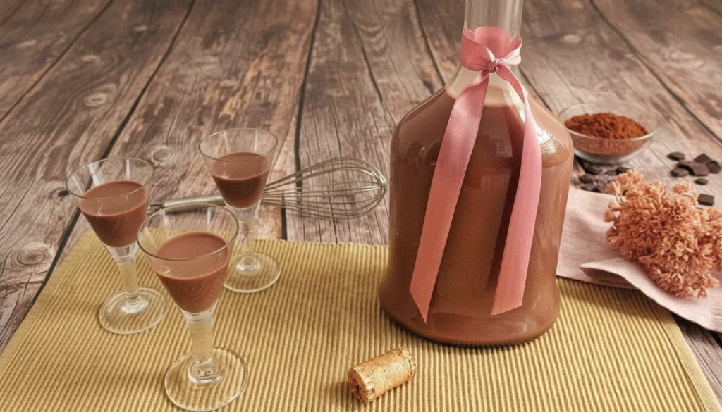 Licor de chocolate caseiro – Destaque