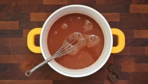 Licor de chocolate caseiro – Passo 2