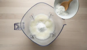 Massa de torta de liquidificador – Passo 3