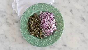 Molho para carpaccio de carne – Passo 2