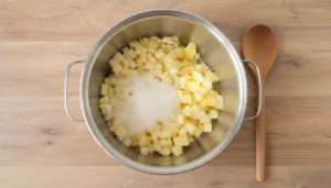 Mousse de abacaxi com gelatina – Passo 2