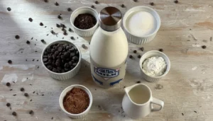 Mousse de chocolate de corte – Passo 1