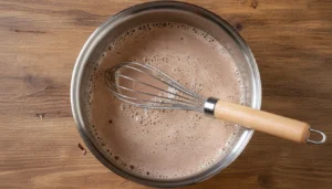 Mousse de chocolate de corte – Passo 2