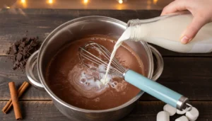 Mousse de chocolate de corte – Passo 3