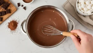 Mousse de chocolate de corte – Passo 4