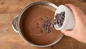 Mousse de chocolate de corte – Passo 5