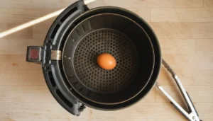 Ovo cozido na air fryer – Passo 2