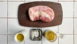 Panceta na air fryer com cachaça – Passo 1