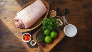 Panceta pururuca – Passo 1