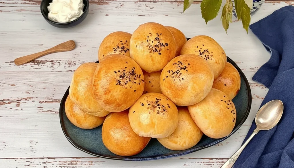 Pão de batata recheado na air fryer – Destaque