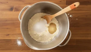 Pão de batata recheado na air fryer – Passo 3
