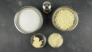 Pão de queijo de tapioca – Passo 1