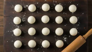 Pão de queijo de tapioca – Passo 4