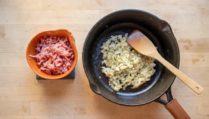 Pão de queijo recheado na airfryer – Passo 3