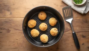 Pão de queijo recheado na airfryer – Passo 7