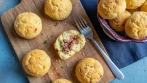 Pão de queijo recheado na airfryer – Passo 8