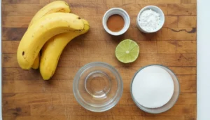 Pastel de banana com canela – Passo 1