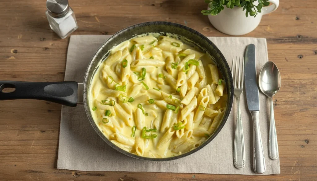 Penne ao molho branco – Destaque
