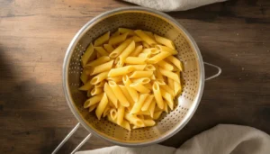 Penne ao molho branco – Passo 2