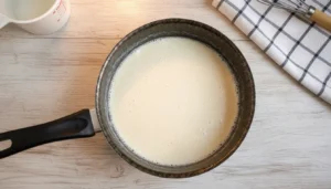 Penne ao molho branco – Passo 4