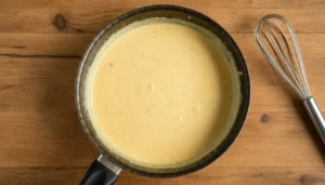 Penne ao molho branco – Passo 5