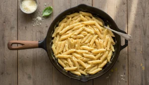 Penne ao molho branco – Passo 6