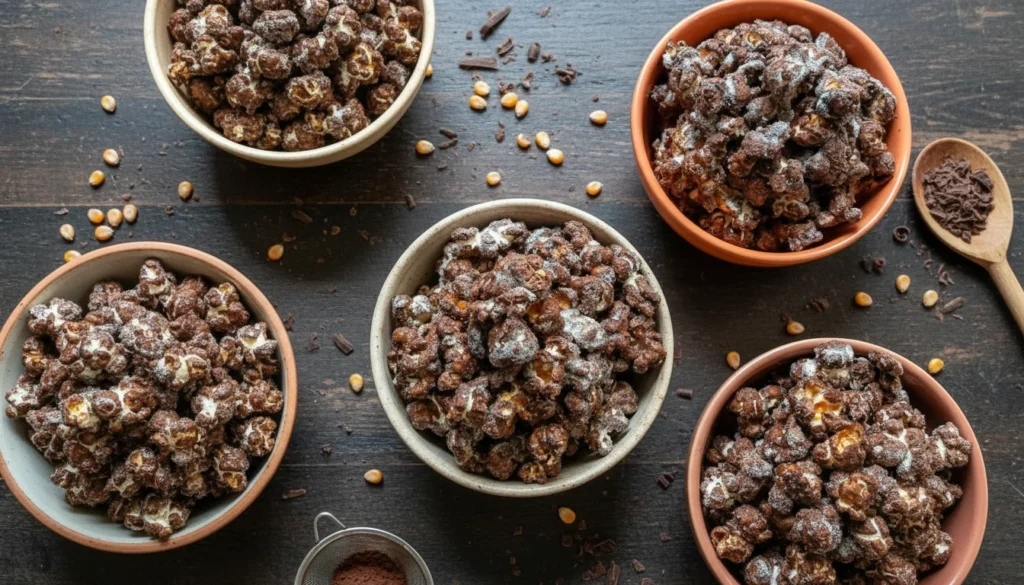 Pipoca com chocolate e leite Ninho – Destaque