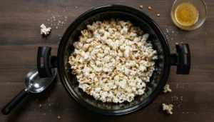 Pipoca com chocolate e leite Ninho – Passo 3