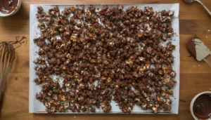 Pipoca com chocolate e leite Ninho – Passo 6