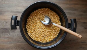 Pipoca de leite Ninho com leite condensado – Passo 2